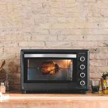 Load image into Gallery viewer, Cecotec Bake&amp;Toast 4600 Black Gyro Countertop Oven, 46 L, 2000 W, 12 Combinable Heating Functions, Includes Rotating Spindle, Crumb Catcher Tray.