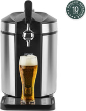 Load image into Gallery viewer, H.Koenig Tireuse à Bière compatible tous Fûts Universels Pressurisés de 5L Inox BW1778, Machine, Pompe, Pression domestique, Professionnelle, Universelle, Refroidissement intégré 4°C