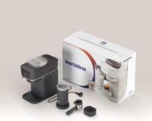 Load image into Gallery viewer, Philips Baristina Machine à expresso - Un véritable expresso, en toute simplicité - Compacte - 16 bars de pression - Broyeur intégré - Machine blanche avec porte-filtre blanc (BAR300/00)