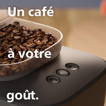 Load image into Gallery viewer, Philips Baristina Machine à expresso - Un véritable expresso, en toute simplicité - Compacte - 16 bars de pression - Broyeur intégré - Machine blanche avec porte-filtre blanc (BAR300/00)
