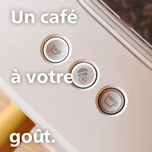 Load image into Gallery viewer, Philips Baristina Machine à expresso - Un véritable expresso, en toute simplicité - Compacte - 16 bars de pression - Broyeur intégré - Machine blanche avec porte-filtre blanc (BAR300/00)
