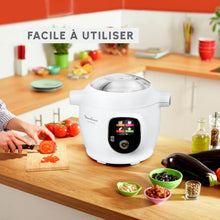 Load image into Gallery viewer, Moulinex, Cookeo Multicuiseur intelligent 6L, 150 recettes intégrées, Cuisson sans surveillance, Ecran intuitif, Guide de cuisson, Application MyMoulinex, 1600W, Blanc, 15 ans réparabilité