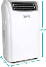 Load image into Gallery viewer, BLACK DECKER 14 000 BTU Climatiseur portable avec chaleur et télécommande, blanc