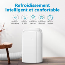 Load image into Gallery viewer, MIDEA Climatiseur PortaSplit Mobile Silencieux 4-in-1| 12000 BTU | Chauffage et Climatisation Portable Prêt à Poser 3,5kW- Clim Mobile avec rafraîchisseur, déshumidificateur, chauffage,ventilateur