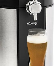 Load image into Gallery viewer, H.Koenig Tireuse à Bière compatible tous Fûts Universels Pressurisés de 5L Inox BW1778, Machine, Pompe, Pression domestique, Professionnelle, Universelle, Refroidissement intégré 4°C