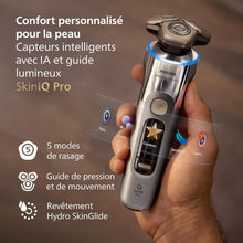 Load image into Gallery viewer, Philips Rasoir i9000 Prestige Ultra, Rasoir électrique 100% étanche, Technologie Skin IQ Pro, Système Triple Lift &amp; Cut, Lames de précision NanoTech rotatives 360°, 5 modes de rasage, XP9401/38