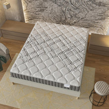 Load image into Gallery viewer, November- Matelas Eliha 120x190cm- Technologie Hybrid: Ressorts ensachés + Mousse HDensité-Épaisseur 20cm- Soutien Tonique &amp; indépendance de Couchage- Label SANITIZED(Anti bactérien/acarien)
