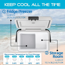 Load image into Gallery viewer, Alpicool LGMP8 8L Glaciere Portable Réfrigérateur Voiture Camping Congélateur 12/24V Mini Frigo pour Maison, Bureau ou Pique-Nique en Plein Air/ -20 à 20℃(Batterie Non Incluse)