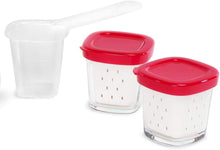 Load image into Gallery viewer, Seb Yogurt Maker 12 Jars, Glass Jars 140 ml, 5 Automatic Programs, BPA-Free, Compact, Homemade Yogurt &amp; XF101001 Delices Box Box 1 L Tray White Yogurt-Cheese with Drainer
