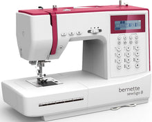 Load image into Gallery viewer, Bernette Sew&amp;GO8 Machine à coudre ordinateur avec 197 programmes de couture, bras libre, écran multifonction, couture, patchwork, matelassage, White
