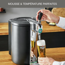 Load image into Gallery viewer, Krups Beertender Draft Beer Machine, 5 L Kegs, Heineken Group Brands, Indicator Light, Perfect Temperature and Foam, Cold Beer, Easy Installation, Compact VB452E10