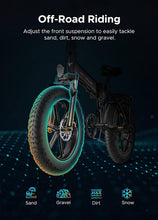 Load image into Gallery viewer, ENGWE EP-2 Pro Vélo électrique Pliable 20 × 4.0 Fat Bike Electrique 7 Vitesses avec Batterie Amovible 48V 13Ah Autonomie 120km Tout-Terrain &amp; VTT &amp; Plage &amp; Neige