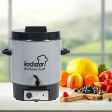 Load image into Gallery viewer, Kochstar K99104035 Electric Sterilizer with Thermostat and Tap 27 Litres 50 x 46.5 x 37 cm Grey