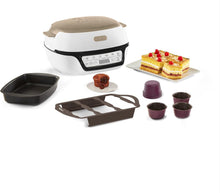 Load image into Gallery viewer, Tefal Smart Cake Machine, 5 Automatic Programs, Ideal Temperature and Time Adjustment, Non-Stick Aluminum Pan, 6 Creabake Muffin Tins, Cake Factory KD804910