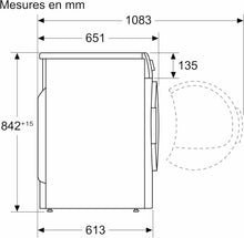 Load image into Gallery viewer, Bosch Electroménager Sèche-linge pompe à chaleur WTH83V13FR - Série 4-8 kg - 112 L - Design AntiVibration - Blanc, Blanche
