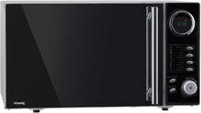 Load image into Gallery viewer, H.Koenig Four à Micro-ondes Compact Digital 20L VIO2, 700W, Plateau tournant 24,5cm, Multifonction Programmable 6 niveaux de chauffe, Décongélation et Express, Minuterie 60min, Effet mirroir noir