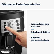 Load image into Gallery viewer, De'Longhi Magnifica S ECAM11.112.B, Automatic Coffee Machine / Espresso Bean to Cup with Milk Nozzle, with 4 One-Touch Recipes, Soft-Touch Control Panel, 1450 W, Black