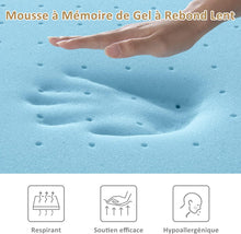 Load image into Gallery viewer, BedStory [Nouvelle Technologie] Surmatelas 160 x 200 à Mémoire de Forme de 7.5CM, Surmatelas de Haute Densité avec Gel Plus Respirant, Housse Amoivible et Lavable
