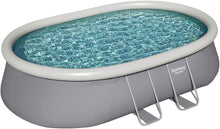 Load image into Gallery viewer, Bestway Piscine autoportante Ovale Fast Set 549 x 366 x 122 cm avec Filtration