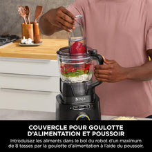 Load image into Gallery viewer, Ninja Detect Power Blender Processor Pro 3-en-1, mixeur 1200W, bol à mélanger, lame malaxeur, gobelet individuel, récipient, pétrir, mixer, hacher et mélanger, noir, TB401EU