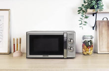 Load image into Gallery viewer, SCHNEIDER - SMW25VMS - Microwave - Grill - 25 liters - 900 watts - Vintage - Timer - Silver