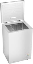 Load image into Gallery viewer, Congélateur coffre CHiQ 142L, 63,5 x 55,6 x 83,5cm, Congélateur Inverter, Affichage de la température extérieure, Mode de congélation rapide -32℃, Grille métallique,Faible bruit