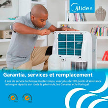 Load image into Gallery viewer, MIDEA Climatiseur PortaSplit Mobile Silencieux 4-in-1| 12000 BTU | Chauffage et Climatisation Portable Prêt à Poser 3,5kW- Clim Mobile avec rafraîchisseur, déshumidificateur, chauffage,ventilateur