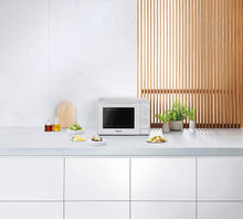 Load image into Gallery viewer, Panasonic NN-E20JWMEPG Microwave Oven with Glass Turntable, 20L, 800W, Defrost, 5 Power Levels, Timer, White