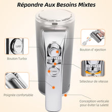 Load image into Gallery viewer, Aigostar Adela - Batteur Électrique, Batteur à Main Électrique Ultra Puissant de 400W. 5 Vitesses + Turbo, Bouton D'éjection. 1 Support de Rangement et 2 Batteurs et 2 Crochets Pétrisseurs.