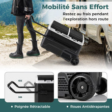 Load image into Gallery viewer, Glacire lectrique Portable Double Zone 40L Rfrigrateur de Voiture 12 V  Compresseur -20鈩兟爚聽20鈩12/24V CC et 100-240V CA Noir -