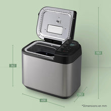 Load image into Gallery viewer, Panasonic SD-YR2550SXE Automatic Bread Maker, Raisin, Nut and Yeast Dispensers, 31 Auto Programs, Dual Temperature Sensor, 13 Hour Digital Timer, LCD Display, Silver