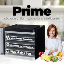 Load image into Gallery viewer, Nebula Déshydrateur Alimentaire | 6 Plateaux Acier Inoxydable | Contrôle Tactile LED | Température Réglable 35-70°C | Deshydrateur Fruits Et Légumes | Deshydratateur Alimentaire | 400W