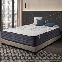 Load image into Gallery viewer, NATURALEX - Matelas PerfectSleep 180x200 - Épais 30 cm - Soutien Mousse à mémoire de Forme - Accueil Blue Latex - Confort Ferme - Respirant - 7 Zones - Réversible - Haute Densité - Fabriqué en Europe