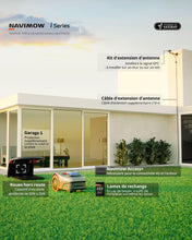 Load image into Gallery viewer, Navimow i105E Robot Tondeuse sans Fil périphérique, Recommandé 500 m², Max. 600 m², RTK+Vision Tondeuse Robot Gazon, IA cartographie Automatique, Limite virtuelle, Gestion multizone