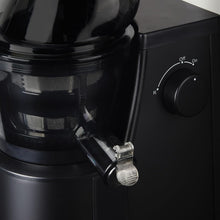 Load image into Gallery viewer, H.Koenig GSX12 Vertical Juice Extractor Stainless Steel Black, Fruit and Vegetable Juice, BPA Free, 82 mm Wide Mouth, Soft Pressure, 1 Litre, 400 W