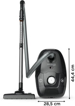 Load image into Gallery viewer, Rowenta Green Force Max Silence Vacuum Cleaner with Bag, 900 W Max, High Filtration, Quiet, Eco-Responsible, Made in France, Black/Aluminium RO6136EA