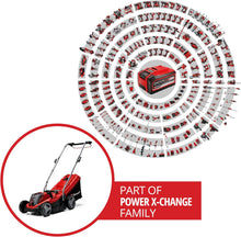 Load image into Gallery viewer, Einhell Tondeuse à gazon sans fil GE-CM 18/33 Li Kit Power X-Change (18V, Largeur de Coupe 33cm, Surface conseillée 200 m²) Livré avec Batterie 4,0 Ah et Chargeur