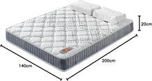 Load image into Gallery viewer, November- Matelas Eliha 120x190cm- Technologie Hybrid: Ressorts ensachés + Mousse HDensité-Épaisseur 20cm- Soutien Tonique &amp; indépendance de Couchage- Label SANITIZED(Anti bactérien/acarien)