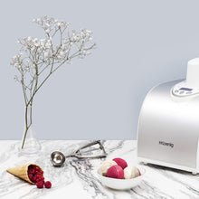 Load image into Gallery viewer, H.Koenig Professional Ice Cream Maker HF320, Electric Ice Maker 2L, 180 W, Refrigerant &amp; Cold Maintenance - Sorbet and Ice Cream