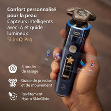 Load image into Gallery viewer, Philips Rasoir i9000 Prestige Ultra, Rasoir électrique 100% étanche, Technologie Skin IQ Pro, Système Triple Lift &amp; Cut, Lames de précision NanoTech rotatives 360°, 5 modes de rasage, XP9401/38