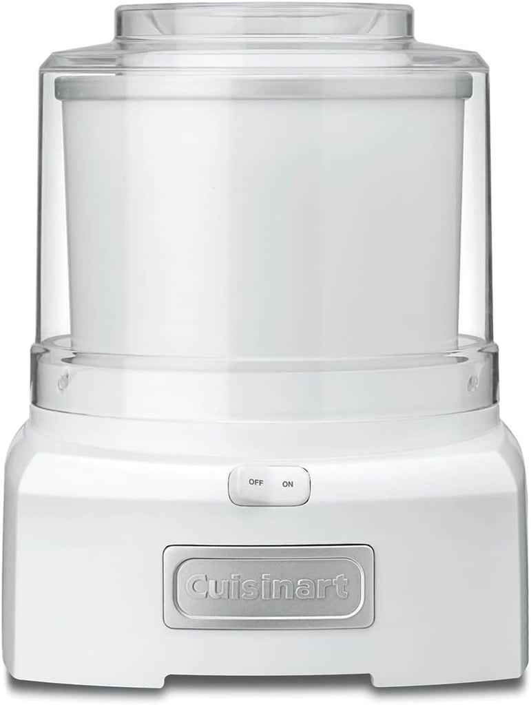 Cuisinart Sorbetière - Fait de la crème glacée, du gelato, du sorbet et du yogourt glacé en 40 minutes - Desserts maison - Facile à utiliser - Acier inoxydable - ICE100BCU