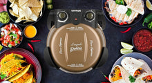 Load image into Gallery viewer, G3 Ferrari G10006 Pizza Express Delizia, 1200 W Pizza Oven, Adjustable Thermostat up to 400°C, Cooks Tasty Pizza in 5 Minutes, Double Resistance, Recipe Book and Spatulas Included - Black