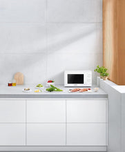 Load image into Gallery viewer, Panasonic NN-E20JWMEPG Microwave Oven with Glass Turntable, 20L, 800W, Defrost, 5 Power Levels, Timer, White