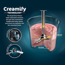 Load image into Gallery viewer, Ninja NC301 CREAMi Ice Cream Maker, for Gelato, Mix-ins, Milkshakes, Sorbet, Smoothie Bowls &amp; More, 7 One-Touch Programs, with (2) Pint Containers &amp; Lids, Compact Size, Perfect for Kids, Silver