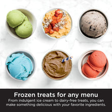 Load image into Gallery viewer, Ninja CREAMi Deluxe Ice Cream &amp; Frozen Treat Maker for Ice Cream, Sorbet, Milkshakes, Frozen Yogurt, &amp; More, 11-in-1, XL Capacity, Silver, Includes (2) Family-Sized 24 oz. Tubs, NC501