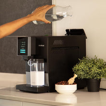 Load image into Gallery viewer, Cecotec Machine à Café Superautomatique Cremmaet Compactccino Black Rose, 19 bars, Réservoir à lait, Système Thermoblock, 5 niveaux de mouture, Réservoir à café 150g
