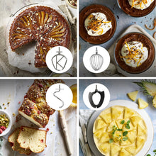 Load image into Gallery viewer, Kenwood Titanium Chef Patissier XL KWL90.034SI, Robot Patissier Balance Intégrée, Batteur K, Pétrin, Fouet, Batteur Souple, Deux Bols, Couvercle Anti-Projections, 1400W, Acier, Argent
