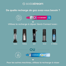 Load image into Gallery viewer, SodaStream ART Sparkling Water and Soda Machine | Pack of 1 Bottle 1 L + 1 Bottle 0.5 L Dishwasher Safe + 1 60L Gas Refill Clip On | Black [Amazon Exclusive]