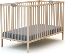 Load image into Gallery viewer, WEBABY - Lit bébé pliant 60x120cm Blanc | Bois massif | Dès la naissance |Confort de sommeil | Sommier à lattes | Compact | Transportable | Pliable |Gain de place | Lit de voyage