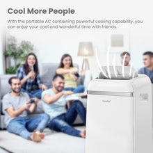 Load image into Gallery viewer, COMFEE' Climatiseur Mobile 9000 BTU/h 2,6kW, 3-EN-1 Refroidisseur Déshumidificateur Ventilateur, Fonction Follow me, Minuterie, Mode nuit, Pour salon et maison de 33㎡/88m³, MPPH-09CRN7, R290